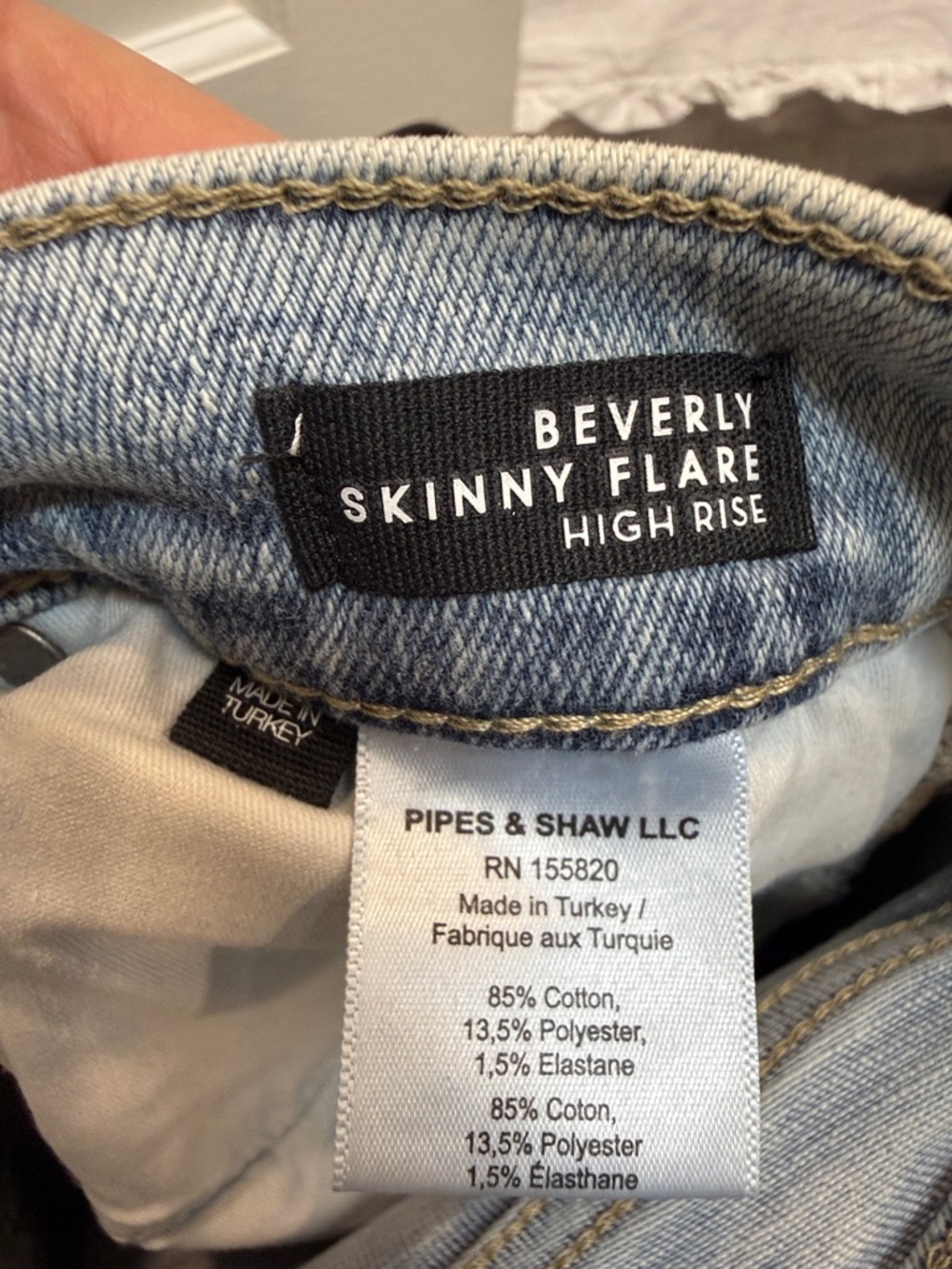 Veronica Beard Beverly Skinny Flare High Rise - Picture 4 of 4